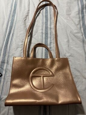 Telfar Medium Copper Shopping Bag